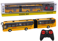 Mokyklinis RC autobusas geltonas lankstus