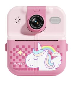Momentinis fotoaparatas su terminiu spausdintuvu „Unicorn Pink“
