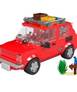 Mould King Fiat 126p su priekaba 1:24 – 393 detalių konstruktorius