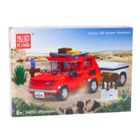 Mould King Fiat 126p su priekaba 1:24 – 393 detalių konstruktorius