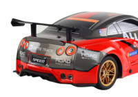 Nuotolinis sportinis automobilis raudonas