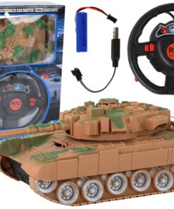 Nuotolinis tankas smėlio 1:18