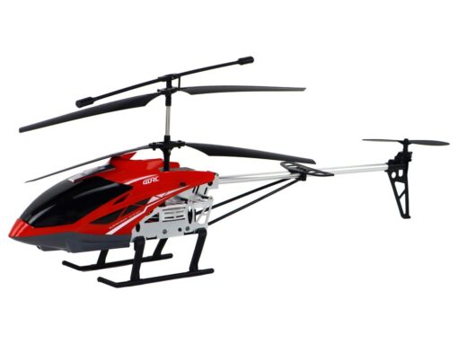 Nuotoliniu būdu valdomas RC sraigtasparnis 70 cm – raudonas