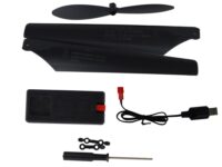 Nuotoliniu būdu valdomas RC sraigtasparnis 70 cm – raudonas