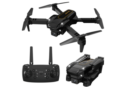 Nuotoliniu būdu valdomas dronas su kamera SY16 – juodas lagaminėlis