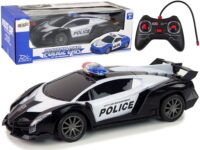 Nuotoliniu būdu valdomas policijos lenktyninis automobilis 1:16