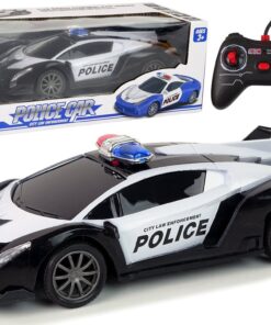 Nuotoliniu būdu valdomas policijos lenktyninis automobilis 1:16