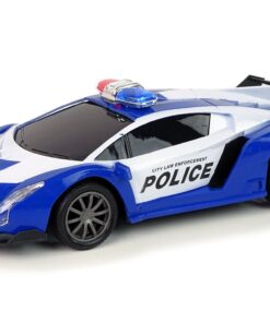 Nuotoliniu būdu valdomas policijos lenktyninis automobilis 1:16