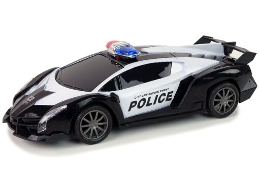 Nuotoliniu būdu valdomas policijos lenktyninis automobilis 1:16