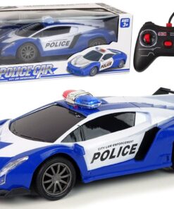 Nuotoliniu būdu valdomas policijos lenktyninis automobilis 1:16