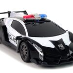 Nuotoliniu būdu valdomas policijos lenktyninis automobilis 1:16
