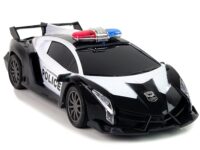 Nuotoliniu būdu valdomas policijos lenktyninis automobilis 1:16