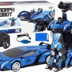 Nuotoliniu būdu valdomas transformuojamas automobilis-robotas 1:10