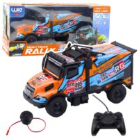 Oranžinis 2.4G RC sunkvežimis su LED