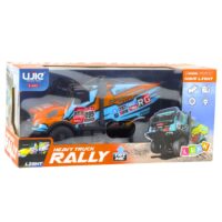 Oranžinis 2.4G RC sunkvežimis su LED