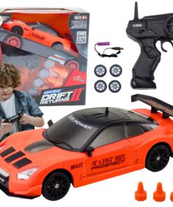 Oranžinis R/C sportinis automobilis 1:24