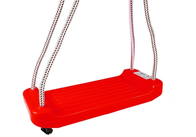 Plastikinė sodo supynė vaikams – raudona Plastikinė sodo supynė vaikams – raudona