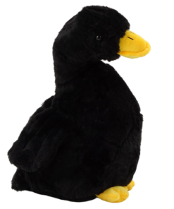 Pliušinė juoda žąsis 30 cm
