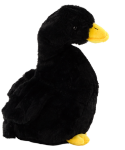 Pliušinė juoda žąsis 40 cm