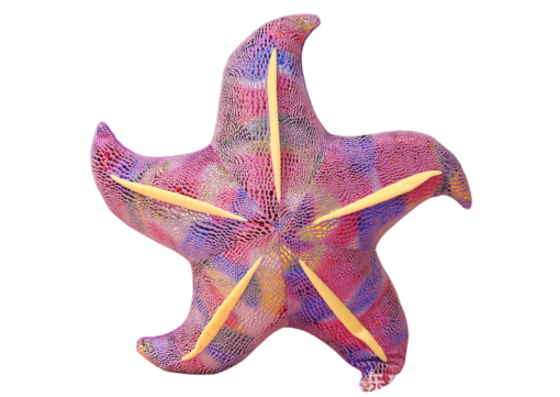 Pliušinė jūrų žvaigždė violetinė 20 cm