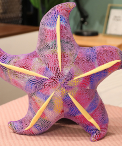 Pliušinė jūrų žvaigždė violetinė 20 cm
