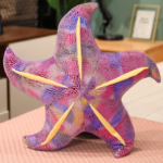 Pliušinė jūrų žvaigždė violetinė 45 cm