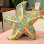 Pliušinė jūrų žvaigždė žalia 20 cm
