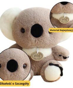 Pliušinė koala pilka 23 cm
