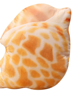 Pliušinė kriauklė pagalvė 50 cm
