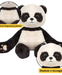 Pliušinė panda su magnetais 23 cm