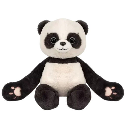 Pliušinė panda su magnetais 23 cm