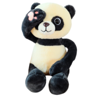 Pliušinė panda su magnetais 23 cm