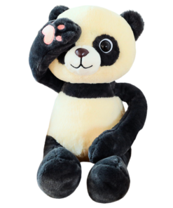 Pliušinė panda su magnetais 23 cm