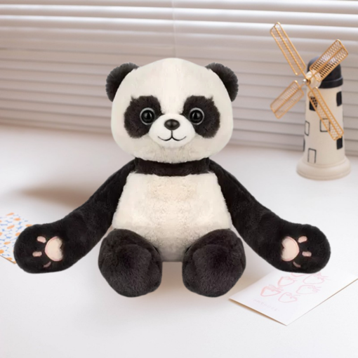 Pliušinė panda su magnetais 23 cm