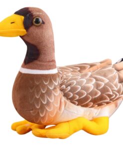 Pliušinė realistiška antis 28 cm