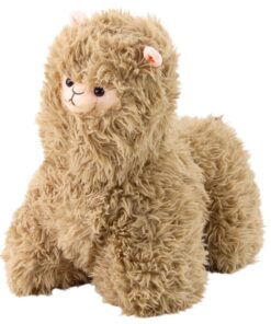 Pliušinė smėlinė lama 40 cm