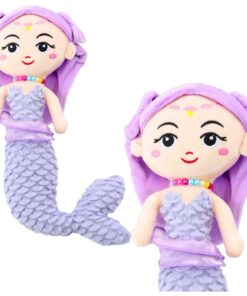 Pliušinė undinėlė su tekstiline uodega 32 cm