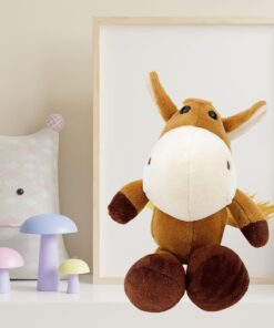 Pliušinis arkliukas su siurbtuku 23 cm