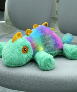 Pliušinis chameleonas spalvotas 45 cm