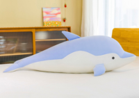 Pliušinis delfinas mėlynas 30 cm