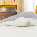 Pliušinis delfinas pilkas 70 cm