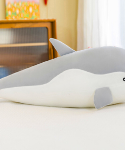 Pliušinis delfinas pilkas 70 cm