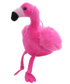 Pliušinis flamingo pakabukas 12 cm