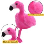 Pliušinis flamingo pakabukas 12 cm