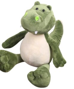Pliušinis krokodiliukas žalias 25 cm