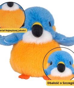 Pliušinis paukštelis su pakabuku 12 cm