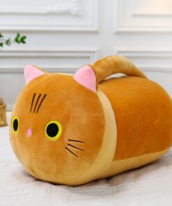 Pliušinis rusvas katinas su uodega 40 cm