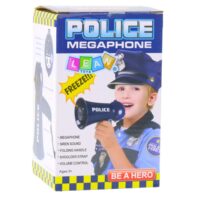 Policijos megafonas vaikams su garso efektais