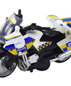 Policijos motociklas su frikciniu varikliu
