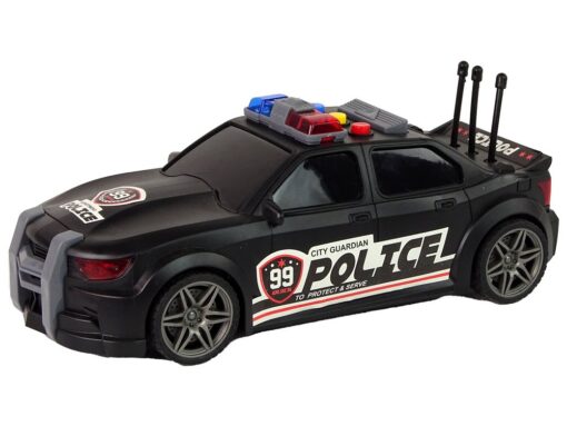 Policijos sportinis automobilis 1:16 su efektais